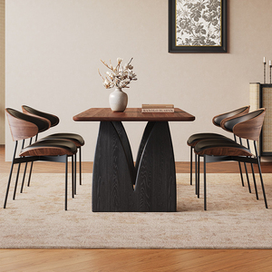 Mesa de Comedor Cuadrada Moderna de Madera Sólida para 6 Personas, Diseño Duradero y Ecológico, Garantía de 10 Años, Fácil Montaje, Muebles para el Hogar - Product Image 3