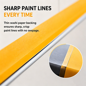Cinta <span class=keywords><strong>de</strong></span> Papel Washi UJANG <span class=keywords><strong>de</strong></span> Alta Temperatura Sin Residuos, Cinta <span class=keywords><strong>de</strong></span> Enmascarar Dorada para Pintura Automotriz y <span class=keywords><strong>de</strong></span> Paredes - Product Image 5