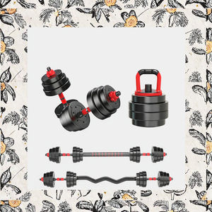 OEM 5kg peso regolabile 2 pezzi/set tre in uno staccabile esercizio manubrio manubrio uso domestico set di <span class=keywords><strong>bilanciere</strong></span> e manubri gratuiti - Product Image 3
