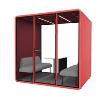 Hecor Prefab Office Pod Sound Insulation Booth Waterproof Modular Cabin Outdoor Garden Silent Working Privacy Space