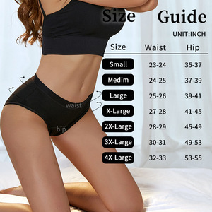 Bán Buôn Phụ Nữ Viscose Thời Gian Quần Lót 4-Lớp Thấm Chống-Rò Rỉ Kinh Nguyệt Đồ Lót Giữa Tăng Tái Sử Dụng Không Kiểm Soát Quần Lót - Product Image 2