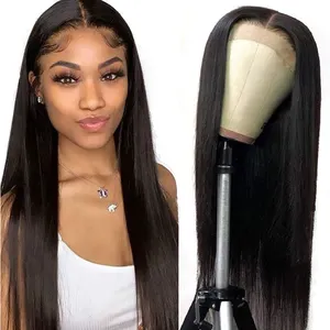 30 inch human hair full lace wigs 360 janet collection brazilian Straight Hair Transparent Lace Front Human Hair Wig