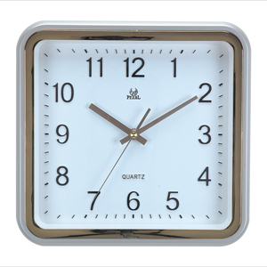 Reloj de Pared Cuadrado, Movimiento Silencioso, Sin Tictac, Moderno y Sencillo, Fácil de Leer, Reloj de Pared Pequeño de Cuarzo, Funciona con Pilas - Product Image 1