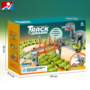 Juguete Creativo, Set Orbital <span class=keywords><strong>Paradise</strong></span> de 24 Piezas de Plástico ABS, Rieles para Ensamblar, Pista de Dinosaurios para Niños, Educación Temprana - Product Image 5