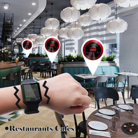 Système d'appel sans fil pour restaurant Service Bell Serveur Bouton d'appel étanche Téléavertisseur pour restaurant rapide
