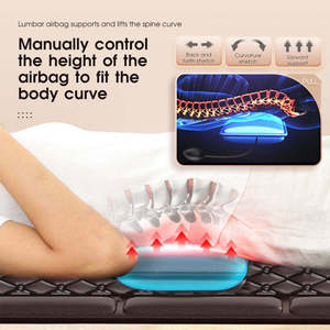 NINGDE DAWANGJIA 2025 Nuevo Diseño, Cojín de Masaje Shiatsu con Memoria y Vibración de Cuerpo Completo, Tamaño Estándar, Masajeador de Cuello y Cuerpo Completo - Product Image 3