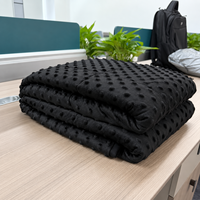 Couverture lestée en velours cristal pour adultes, couverture douce et confortable en peluche pour dormir à la maison