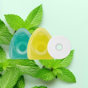 Micro rainures sans PFAS menthe dents orales espaces serrés cordes tissées résistant au déchiquetage végétalien ciré <span class=keywords><strong>Super</strong></span> ruban <span class=keywords><strong>fil</strong></span> <span class=keywords><strong>dentaire</strong></span> - Product Image 5