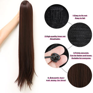 Оптовая Продажа, оптовая продажа, 28 дюймов, вязание крючком, плетение волос, парик из синтетического кружева, парики для черных женщин - Product Image 3