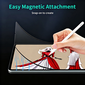Film protecteur d'écran magnétique personnalisé par le fabricant, texture papier, pour dessin et écriture, pour iPad Pro 11 et 13 pouces, anti-traces de doigts - Product Image 3