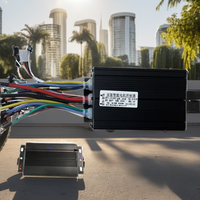 Contrôleur de scooter intelligent sans balais à trois modes M 48V-72V 3000W 60A 80A avec écran LCD, matériau en acier pour moteur CC 1500-3000W