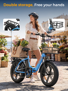 Vélo Électrique Pliant 20'' à Cadre Bas 250W 48V 13Ah 120KM 7 Vitesses APP NFC Écran LCD StVZO Phare Frein à Disque IP65 Entrepôt UE Vente en Gros - Product Image 5