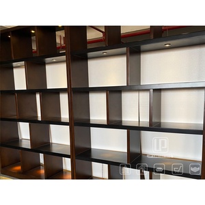 Bibliothèque en bois noir personnalisable pour bureau à domicile, étagère à livres de luxe moderne, bibliothèques simples pour bureau - Product Image 3