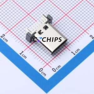 MC-330ZC-H115 USB Connector Through hole Component (THT) Connector Type-C USB 3.1 Female Through Hole - Product Image 1