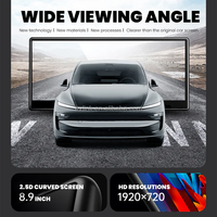Écran tactile de tableau de bord de style OEM F9 Pro pour Tesla Model 3 Model Y Juniper avec ventilation intégrée, CarPlay sans fil, Android Auto