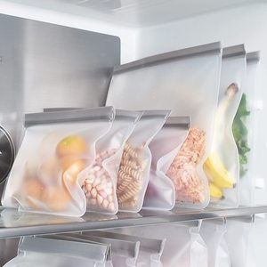 Vegetables <b>Zip</b> <b>Lock</b> <b>Bag</b> for Food Storage Silicone <b>Bags</b> Multifunction Kitchen Storage Containers Square Modern Kitchen Storge - Product Image 6
