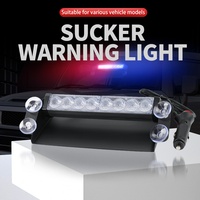 Nueva Luz Estroboscópica de Advertencia HJ de 8 LED y 12V para Coche y Camión, Luces Intermitentes de Emergencia para el Tablero, Luces Intermitentes de Circulación Diurna