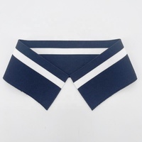 Tissu de col en maille côtelée de haute qualité pour vêtements de sport, avec bordure côtelée pressée