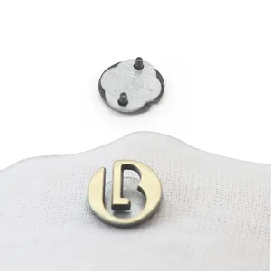 Pelat Logo logam berongga Logo logam khusus untuk tas dan dompet
