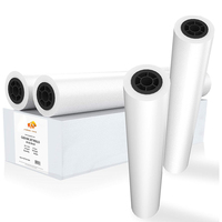 Rollo de Papel para Plotter CAD, Venta Directa de Fábrica, Papel Periódico Recubierto de 80 g/m², Materiales Reciclados, Uso Industrial Químico de una Sola Cara