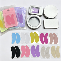 Usine OEM ODM, emballage personnalisé en couleur, patchs oculaires en silicone réutilisables, anti-rides, outils de soins personnels de beauté
