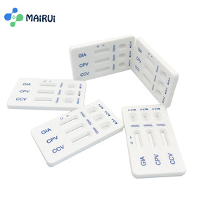 <span class=keywords><strong>Kit</strong></span> de <span class=keywords><strong>test</strong></span> rapide <span class=keywords><strong>3</strong></span> en <span class=keywords><strong>1</strong></span> pour parvovirus chien CPV CCV GIA Giardia pour usage vétérinaire sûr et fiable - Product Image 1