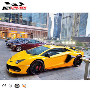 LP700 SVJ style body kit paraurti <span class=keywords><strong>anteriore</strong></span> paraurti posteriore baule spoiler <span class=keywords><strong>lunotto</strong></span> posteriore con vetro per Lambor LP700 720 2011y- - Product Image 3