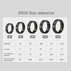 健康スマート指輪 超薄型6.0mm 防水設計 スマートリング ヘルストラッカー 男女兼用 - Product Image 3