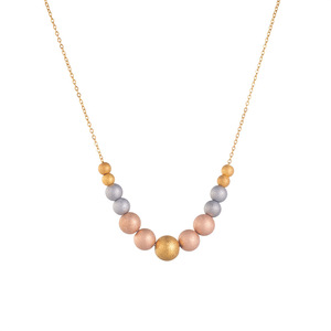 European American Fashion Beaded Necklace Zinc Alloy Ball Shape Party Jewelry N2392 - Product Image 5
