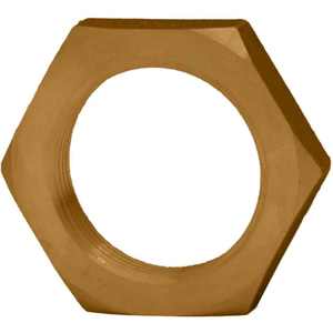 Tuerca de bloqueo de latón amarillo 3/8 para herramienta de torneado - Product Image 1