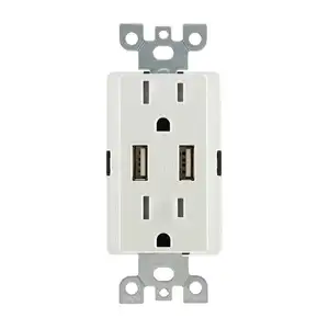 OSWELL Port Power Outlets type c wall socket USA US standard 15 AMP USB receptacle 20 amp outlet weather resistant