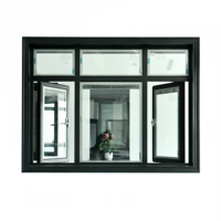 Fenêtres en verre pour maison, design personnalisable, fenêtre à battants en aluminium