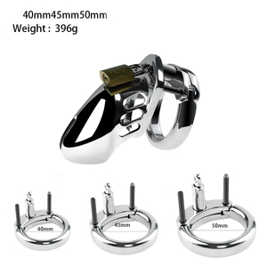Candados de castidad ajustables de Metal para hombres, candado, jaula para pene, dispositivos de castidad masculina, anillo de Control de <span class=keywords><strong>deseo</strong></span>, Juguetes sexuales para adultos - Product Image 6
