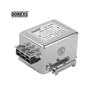 DOREXS DEA4-GD高性能导轨安装3A 6A 10A 20A 230V交流EMI滤波器单相