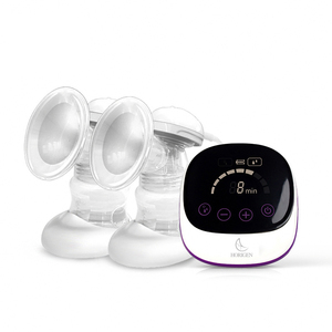 Tire-lait électrique silencieux HORIGEN pour usage domestique, écran LED, aspiration double côté, tire-lait double - Product Image 1