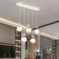 Lustre de salle à manger de style moderne, design minimaliste de luxe, luminaire suspendu pour table à manger, comptoir de bar, LED