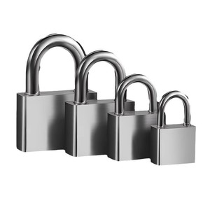Cadenas en acier inoxydable de type C, étanche et antirouille, pour la sécurité des portes de maison, de dortoirs et de portails, à montage en surface - Product Image 2