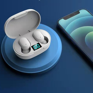 E6S TWS Earphone Nirkabel <span class=keywords><strong>Bluetooth</strong></span> 5.0 Peredam Kebisingan dengan Layar LED Digital dan Fitur <span class=keywords><strong>Handsfree</strong></span> - Product Image 3
