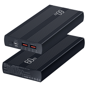 Chargeur de batterie externe pour ordinateur portable à charge rapide 20000mAh <span class=keywords><strong>60W</strong></span> 20000mAh Power Station <span class=keywords><strong>60W</strong></span> Portable <span class=keywords><strong>Powerbank</strong></span> Type C Port Chargeur rapide - Product Image 5