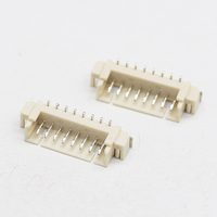 Connecteur de batterie à sertir pour boîtier vertical, pas 1,25 mm, hauteur 4,7 mm, bornes encastrées, simple rangée, droit, connecteur SMT pour carte PCB