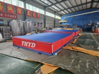 Tapis de protection universel THYD pour l'athlétisme, saut en hauteur, saut à l'élastique, base en alliage d'aluminium, 6m, 100kg