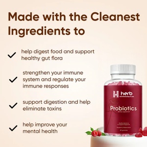ODM/OEM Private Probiotic-<b>Multivitamin</b> <b>Gummies</b> Digestive Health & Immune Support for <b>Adults</b> with Vitamins Prebiotics Minerals - Product Image 3