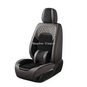 Xiangta 9D Full Napa Pvc Leather Full Surround 5D Housse de siège de voiture Accessoires d'intérieur de voiture - Product Image 1