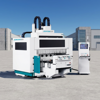 Machine de fraisage et de perçage CNC 5 axes pour bois JR-1218-4x4T, fournisseur Foshan JUNRAN, pour la fabrication de pieds de chaise en bois, routeur à bois