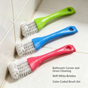 Brosse de nettoyage pour barbecue en acier inoxydable, brosse de cuisine anti-rayures avec poignée pour cuisinière, évier et ustensiles de cuisson - Product Image 2