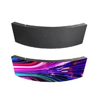 Panneau d'affichage vidéo LED couleur haute définition P1.53 pour intérieur, écran incurvé fixe, luminosité réglable
