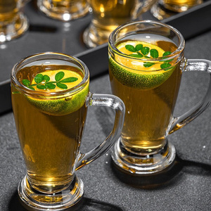 Whisky <span class=keywords><strong>petit</strong></span> verre à liqueur poignée tasse ensemble Bar Shot sans tige verres à <span class=keywords><strong>vin</strong></span> plateau en vrac - Product Image 6