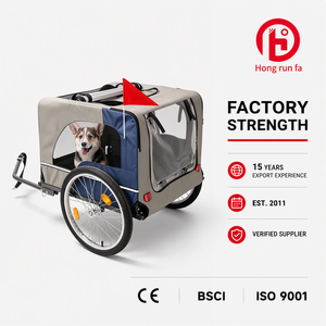 Remorque de vélo pliable pour chien, personnalisée, vente en gros directe d'usine HRF - Product Image 1