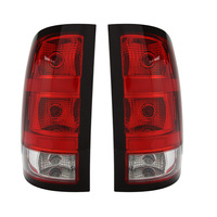 Feux arrière à LED avec garniture noire, clignotants séquentiels, montage plug-and-play, pour GMC Sierra 1500 2007-2013