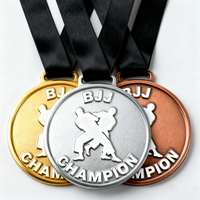 Médailles de sport de judo de souvenir de victoire moulées sous pression personnalisées de haute qualité